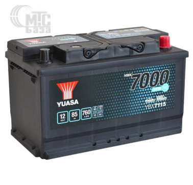 Аккумулятор Yuasa EFB Start Stop Battery  [YBX7115]  6СТ-85 Ач R EN760 А 315x175x190 мм